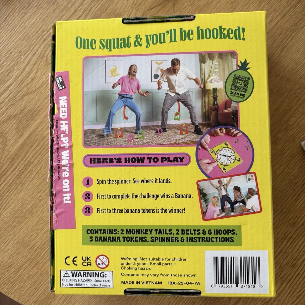 It’s Bananas! the Monkey Tail Game for Kids, Teens and Tipsy Adults, Family fun - Picture 10 of 12